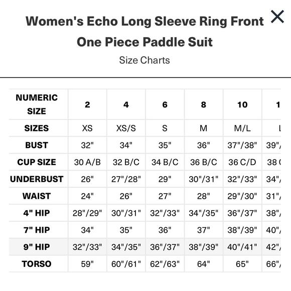 NWT! Trina Turk Echo Long Sleeve Ring Front One Piece Paddle Suit - Size Medium - Picture 11 of 11